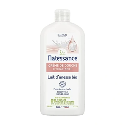 Abbildung von Natessance Hygiene Duschcreme, mit Kamille und Eselsmilch, ohne Sulfate, Bio 500 ml