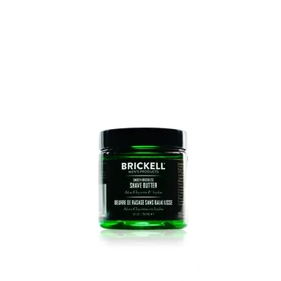 Abbildung von Brickell Men&#039;s Products Glatte, bürstenlose Rasierbutter natürlich und organisch (Geruchlos, 59 mL)