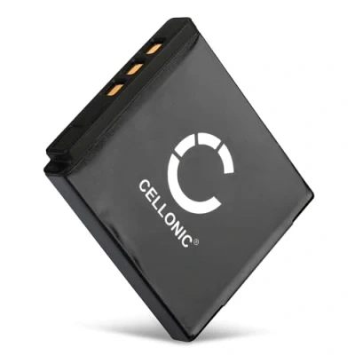 Abbildung von CELLONIC D LI68 Li122 Akku kompatibel mit Pentax Q, Q7, Q10, Q S1, Optio VS20, S12, S10, A36, 3.6V 3.7V 750mAh