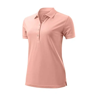 Abbildung von WILSON Damen Authentic Polo T Shirt, Rosa, LG