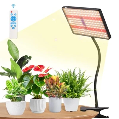 Abbildung von MICCYE Pflanzenlampe LED UV IR Vollspektrum 286 LEDs Grow Lampe mit 4/8/12H Timer Dimmbares Pflanzenlicht Wachstumslampen für Pflanzen Pflanzenleuchte