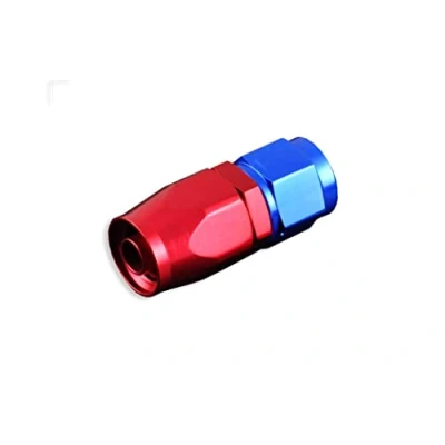 Abbildung von Alu Fitting Adapter Verbinder Dash Schlauchanschluss gerade AN6 (9/16&quot; UNF) Rot