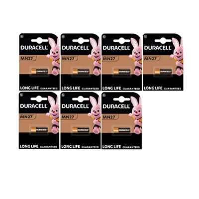 Abbildung von 7X Duracell MN27 27A A27 8LR732 (7 Blister à 1 Batterie) 7 Batterien