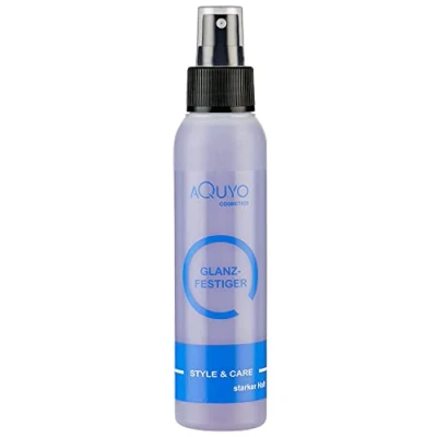 Abbildung von Style &amp; Care Glanzfestiger starker Halt (100ml) Haarfestiger zum formen und stylen der Haare Sprühfestiger gibt Glanz Haar Spray ohne Silikone Parabene