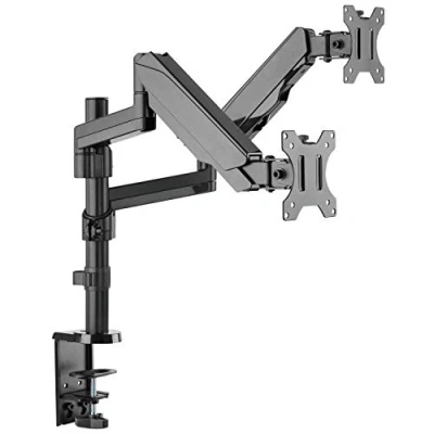 Abbildung von RICOO TS9611 Monitor Halterung, (bis 32 Zoll, Tischhalterung 2 Monitore Gasfeder Dual Monitorständer Bildschirm)