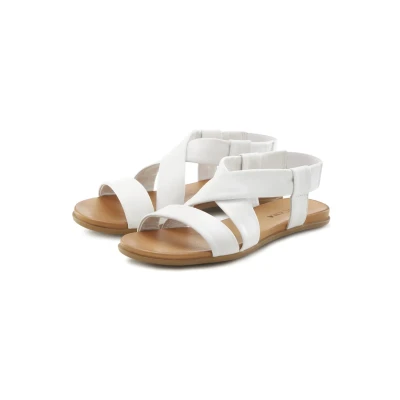 Abbildung von Lascana Riemensandalette, Damen, Größe: 36, Weiß Schuhe