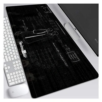 Abbildung von Mauspad Steins Gate Speed ​​Gaming Mauspad, 800X300mm Erweitertes XXL großes Mousemat mit 3mm starker Basis, Perfekte Präzision und Geschwindigkeit, H