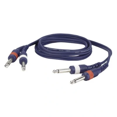 Abbildung von DAP Audio 2 Mono Jack to RCA Connector 3m