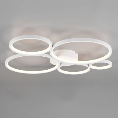 Abbildung von TRIO Leuchten LED Deckenleuchte Rondo, Dimmfunktion, fest integriert, Warmweiß, Decken oder Wandlampe, warmweiß 3000K dimmbar per Wandschalter