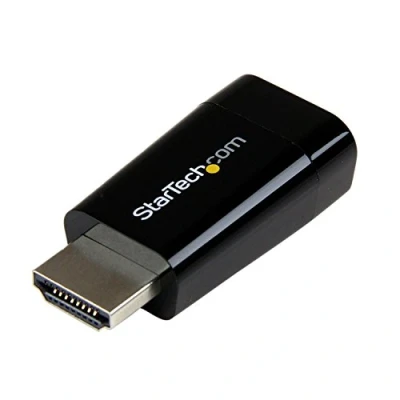 Abbildung von StarTech.com Kompakter HDMI auf VGA Adapter/ Konverter ideal für Chromebooks Ultrabooks &amp; Laptops zu HD15 Wandler 1920x1200
