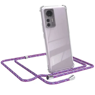 Abbildung von EAZY CASE Handykette kompatibel mit Xiaomi 12 Pro Handyhülle Umhängeband, Handykordel Schutzhülle, Silikonhülle, Hülle Band, Stylische Kette für Smartphone, Unicorn