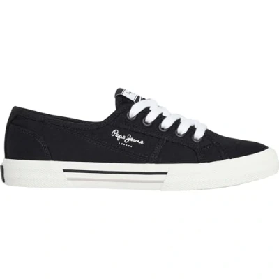 Abbildung von Pepe Jeans Brady Basic Sneaker low, Damen, Größe: 38, Black Schuhe
