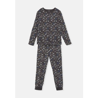 Abbildung von Name it Nkmnightset IRON Space Nachtwäsche Set für Kinder, Größe: 122/128, Grey