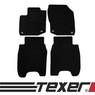 Abbildung von Car Mat Co TEXER Textil Fußmatten Passend für Honda Civic IX Benzin Bj. 2012 2016 Basic