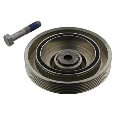Abbildung von febi BILSTEIN 33809 Kurbelwellenriemenscheibe 6PK 153 5 mit Schraube Plus CITROËN: Berlingo / First I Kastenwagen