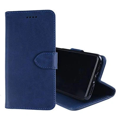 Abbildung von NEKOYA Wiko Harry 2 Hülle,Wiko Lederhülle,Handyhülle im Brieftasche Stil für 2. Schutzhülle mit [Minimalistisches][Standfunktion][Kartenfach][Magnetverschluss]