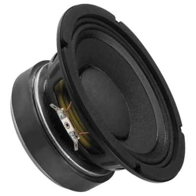 Abbildung von MONACOR SP 6/150PA PA Mitteltöner, 100 Watt Nennbelastbarkeit und einer Impedanz von 8 Ohm, 6,5 Zoll, in Schwarz, 10.3180