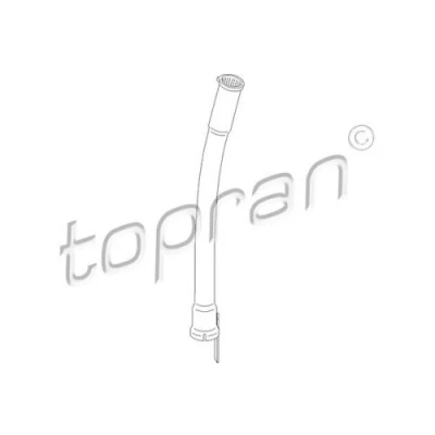 Abbildung von TOPRAN 108 035 Trichter, Ölpeilstab VOLKSWAGEN: Passat B5 Variant, Bora Limousine, GP AUDI: A4 B6 Avant, A3 Schrägheck kfzteile,
