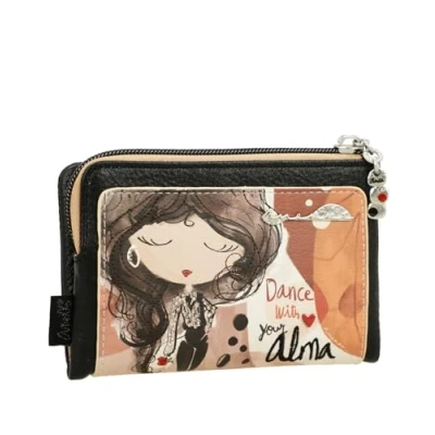 Abbildung von Anekke Alma Wallet Weich M RFID Braun/Schwarz