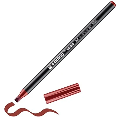 Abbildung von edding 1255 kalligrafie pen oud rood 1ST 5,0 mm / 4 125550 046