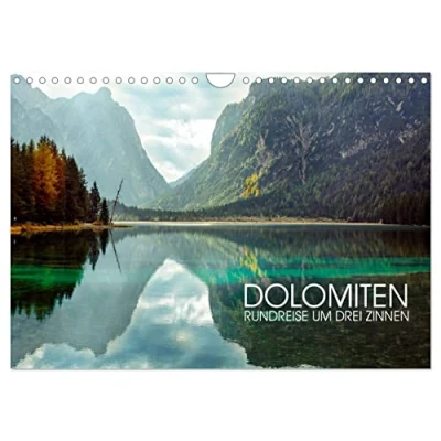 Abbildung von Dolomiten Rundreise um Drei Zinnen (Wandkalender 2025 DIN A4 quer), CALVENDO Monatskalender