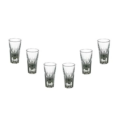 Abbildung von CRISTALICA 6 Stück Schnapsglas Wodkaglas Likörglas Hoch Stamper Shot 145 ml