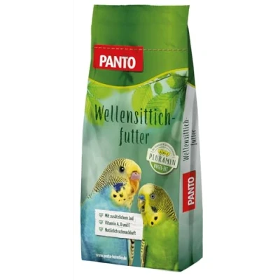 Abbildung von PANTO Wellensittichfutter mit Pluramin 2,5 kg artgerechte Saatenmischung für Wellensittiche, Vogelfutter natürlichem Jod