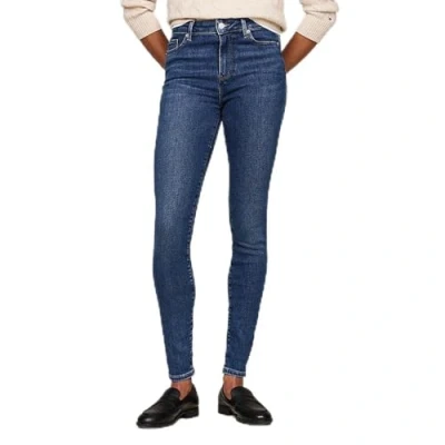 Abbildung von Tommy Hilfiger Harlem Skinny Jeans Fit, Damen, Größe: 24x28, Dark blue denim