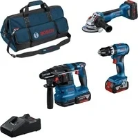 Abbildung von Akku Combo Kit GSB 18V 45 + GWS 10 GBH 22, Bohrhammer