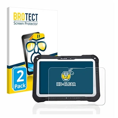 Abbildung von BROTECT (2 Stück Schutzfolie für Panasonic Toughbook FZ G2 / Displayschutz Folie Ultra Klar