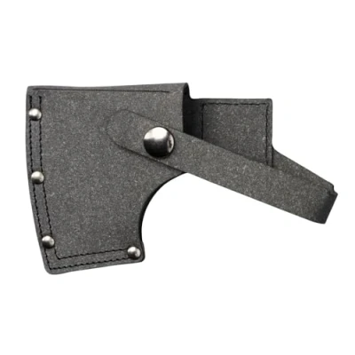 Abbildung von Fiskars Axtscheide, Lederscheide für Äxte (N10, N12, X10, X11, A10 und A11), Recyceltes Leder, Grau, S, 1057532