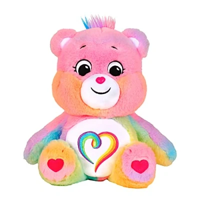 Abbildung von Care Bears 22077 14 Inch Medium Plush Togetherness Bear, Collectable Cute Toy, Cuddly Toys for Children, Soft Girls and Boys, Teddies Suitable Boys Aged 4 Years +