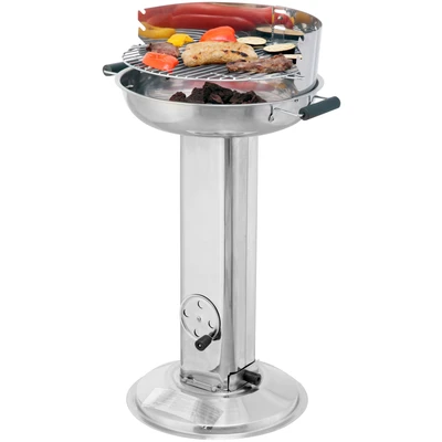 Abbildung von Tepro Holzkohlegrill &quot;Edelstahl Säulengrill&quot;, BxTxH: 58x43x83 cm