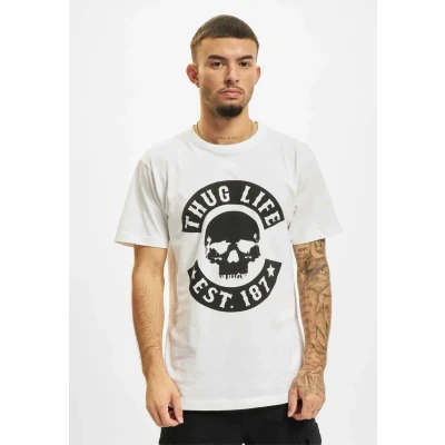 Abbildung von Mister Tee Bskull Tshirt print, Herren, Größe: Large, White