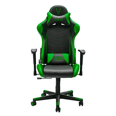 Abbildung von Woxter Stinger Station Grün Gaming Stuhl (Stahlachse, Gasaufstiegskolbenklasse 4, ergonomisch, Kettenräder 2d, Alt