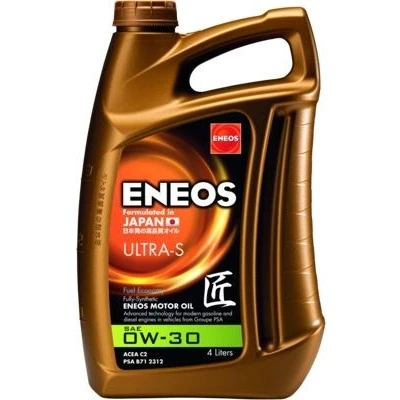 Abbildung von Eneos Ultra S 0W 30 4l Motoröl EU0023301N PEUGEOT: 2008 Kombi, 508 II, 207 Schrägheck, HYUNDAI: i30 III CITROËN: C3