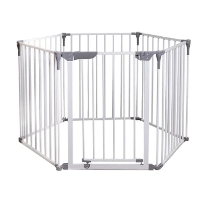 Abbildung von Dreambaby F849 Royal Converta 3 in 1 Laufgitter / Kaminschutzgitter Türschutzgitter (passend bis zu 3.8m) weiß