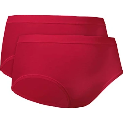 Abbildung von con ta Damen Taillenslip 2er Pack rot Größe 46