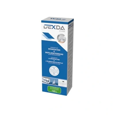 Abbildung von WM aquatec DEXDA Clean 250 ml zur Tankdesinfektion &amp; Leitungsdesinfektion für Wohnmobile, Caravans Boote Frischwassersystem Desinfektion Biofilmentfernung Tanks bis 160 L