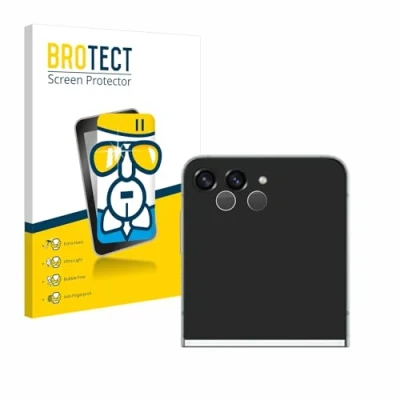 Abbildung von BROTECT Schutzglas für Samsung Galaxy Z Flip 5 (NUR Kameraschutz) Schutzfolie Panzer Folie Glas [Extrem Kratzfest 9H, Anti Fingerprint,