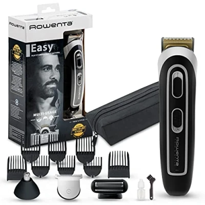 Abbildung von Rowenta TN9140 Trim &amp; Style 13 in 1 Haarschneider mit Edelstahlklingen und 6 Kämmen, Lithium Akku, Betriebsdauer 90 min, Rasierer Verriegelungssystem Nass Trockentechnologie