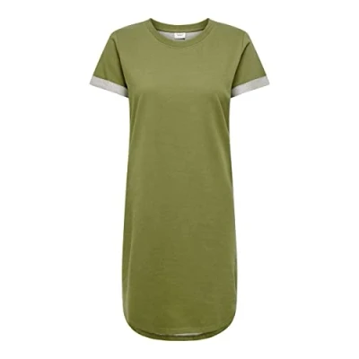 Abbildung von JDY LIFE SS JRS NOOS Freizeitkleid, Damen, Größe: XXS, Martini olive
