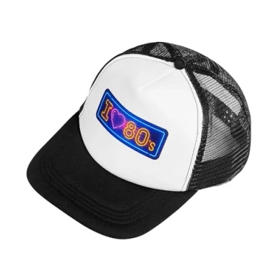 Abbildung von Widmann S.r.l. Kostüm 80er Jahre Basecap, 80s Disco