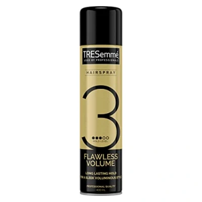 Abbildung von Tresemme Flawless Volume 24h Frizz Control Haarspray für einen schlanken, voluminösen Style, 6 x 400 ml