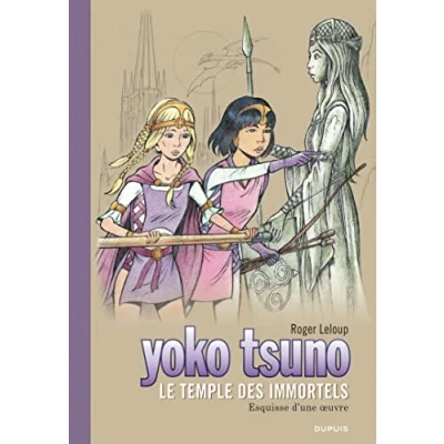 Abbildung von Yoko Tsuno Tome 28 Le temple des immortels (grand format): Esquisse d&#039;une oeuvre