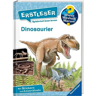 Abbildung von Wieso? Weshalb? Warum? Erstleser, Band 1: Dinosaurier: Mit Stickern und Leserätseln (Wieso? 1)