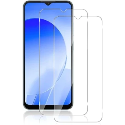 Abbildung von [2 Stück] Panzer Schutz Glas kompatibel mit Blackview A52 Displayschutzfolie,Schutzfolie [kein Glas] 100% Fingerabdrucksensor Nano 9H