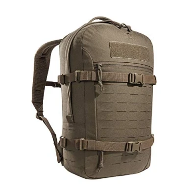 Abbildung von Tasmanian Tiger TT Modular Daypack XL Molle kompatibler Tages Rucksack, Leichter Wander Rucksack mit Trinksystem Vorbereitung 23 Liter Volumen (Coyote Brown)