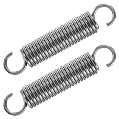 Abbildung von GUNGY Zugfedern mit Haken Edelstahl Spannfeder Zugfeder 90mm Außendurchmesser 18mm Drahtdurchmesser 2,5mm Maximale Zugkraft 12,8KG 2.5x18x90mm 2 Stück