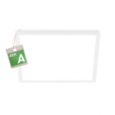 Abbildung von BRILONER EEK A LED Deckenlampe Effizient mit 11W bei 2400lm, ca. 50.000h Licht, flach, indirektes Lampe, Deckenleuchte, Wohnzimmerlampe, Panel, Küche, 29x29x3 cm, Weiß